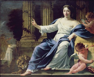 Polymnia, die Muse der Beredsamkeit von Simon Vouet